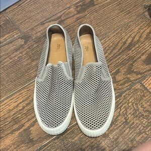 Frye Grey Slip-On Sneakers
